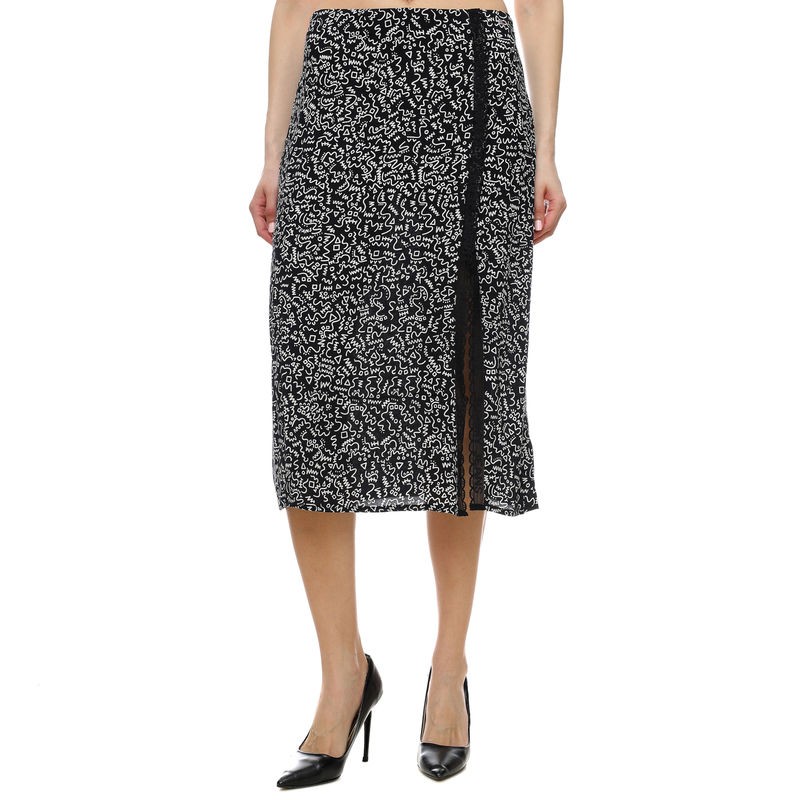 Ženska suknja Tommy Hilfiger Low Waist Aop Slip Skirt