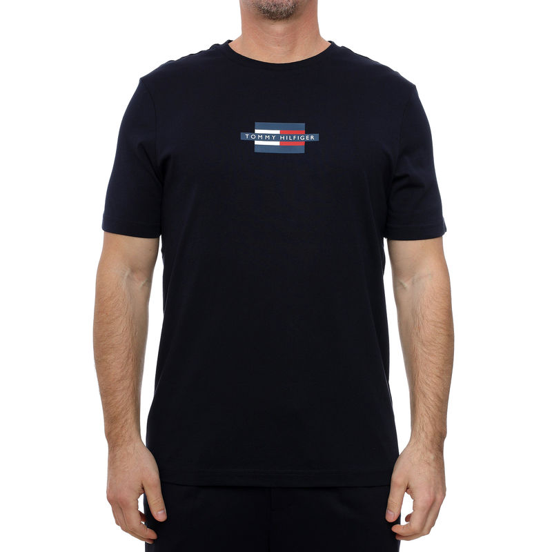 Muška majica Tommy Hilfiger Flag box tee
