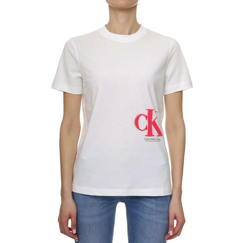 Ženska majica Calvin Klein Sprayed Monogram Regular Tee