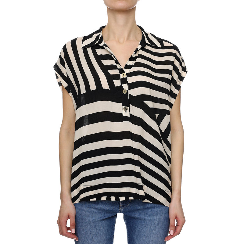 Ženska košulja Lola Shirt In Negro And Blanco Print