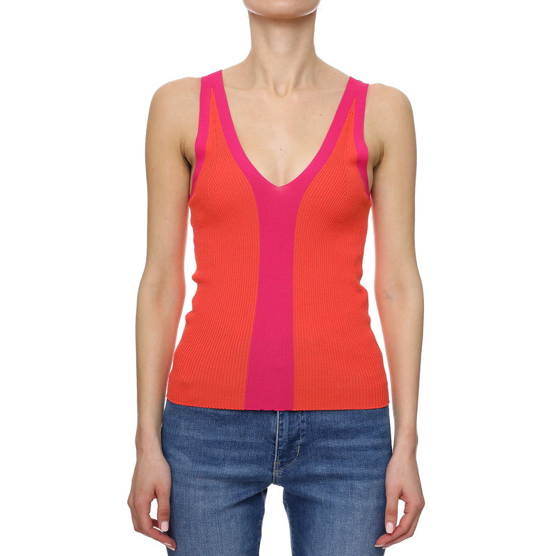 Ženska majica Lola By Maite Two-Tone Sleeveless Top