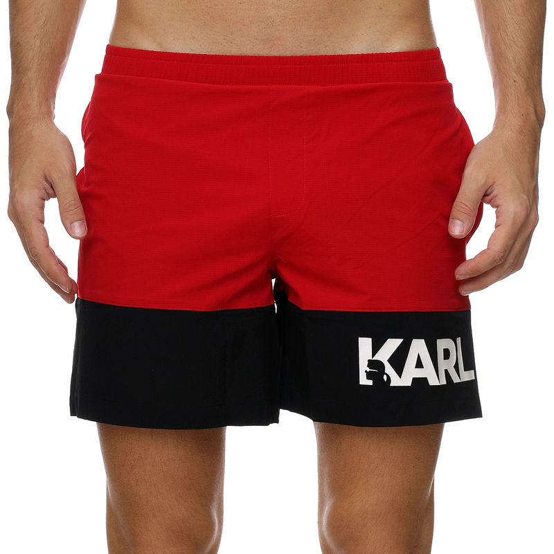 Muški šorc za kupanje Karl Lagerfeld Colour Block Med Boardshorts