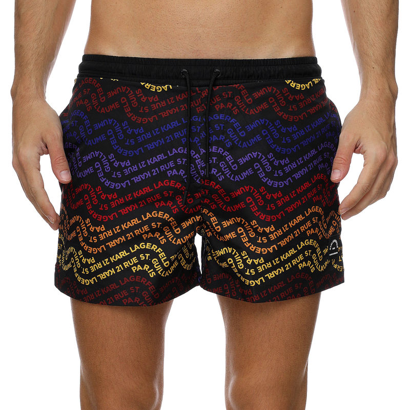 Muški šorc za kupanje Karl Lagerfeld Wave Aop Short Boardshorts