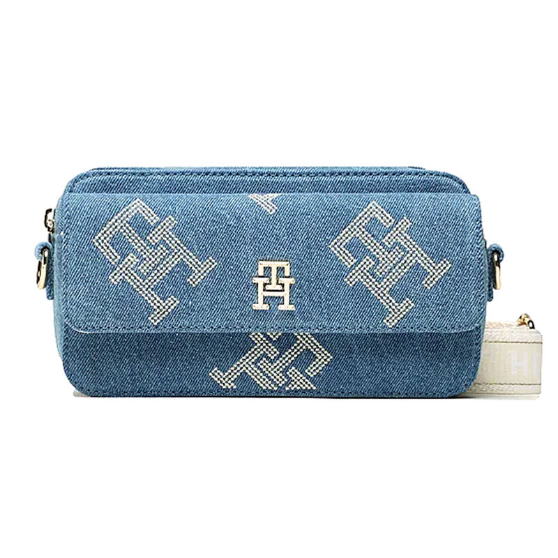 Ženska torba Tommy Hilfiger Iconic Camera Bag Denim