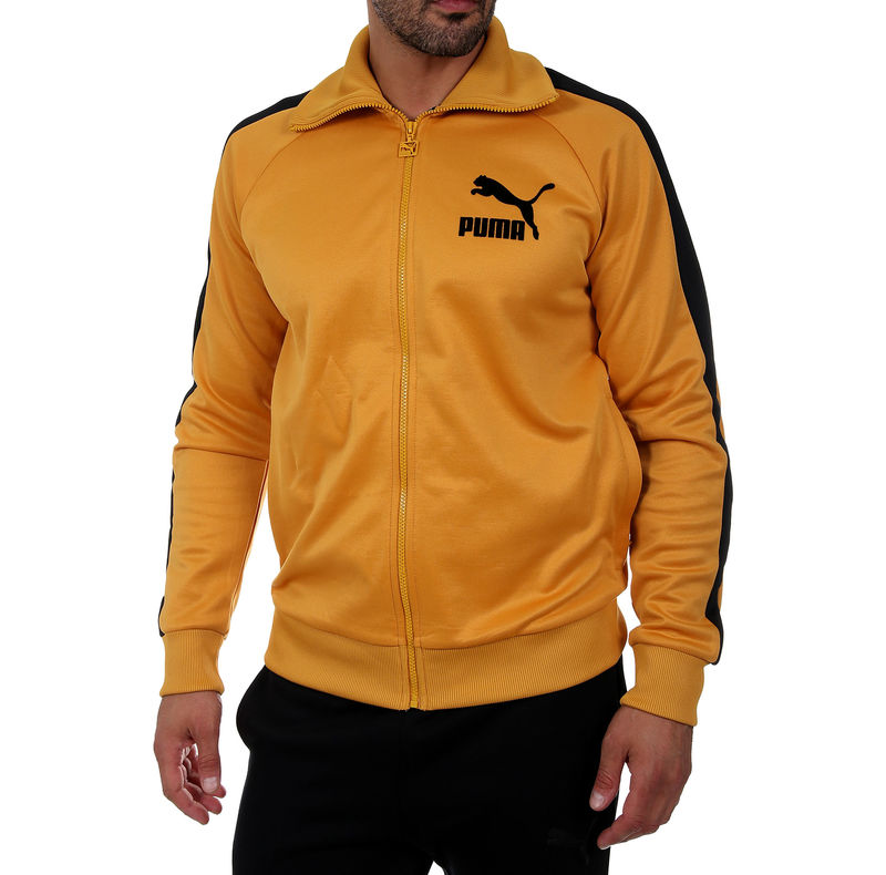 Puma t7 vintage track jacket in yellow best sale