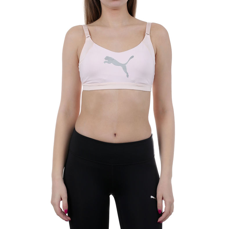 Ženska fitnes majica PUMA En Pointe Logo Bra - M