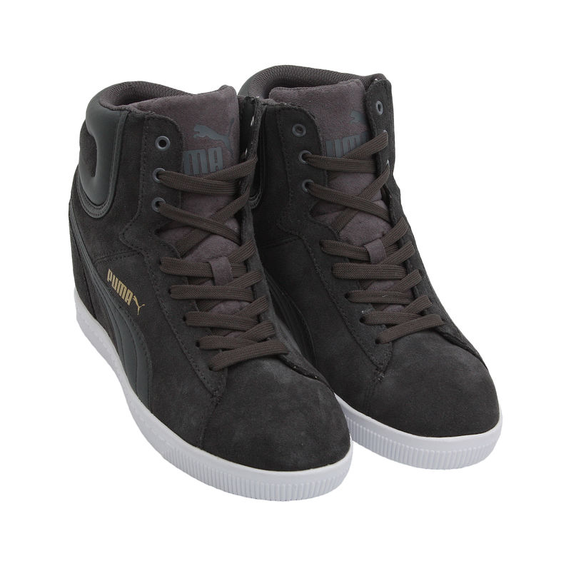Puma vikky wedge black clearance