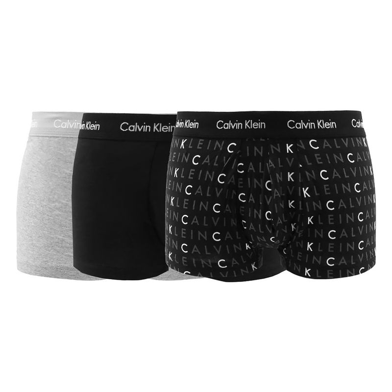 Muške bokserice Calvin Klein 3P Low Rise Trunk 3Pk