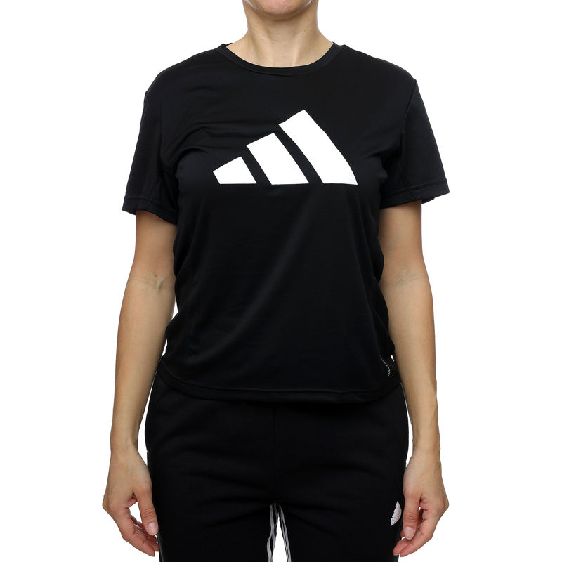 Ženska majica adidas RUN IT TEE BLACK