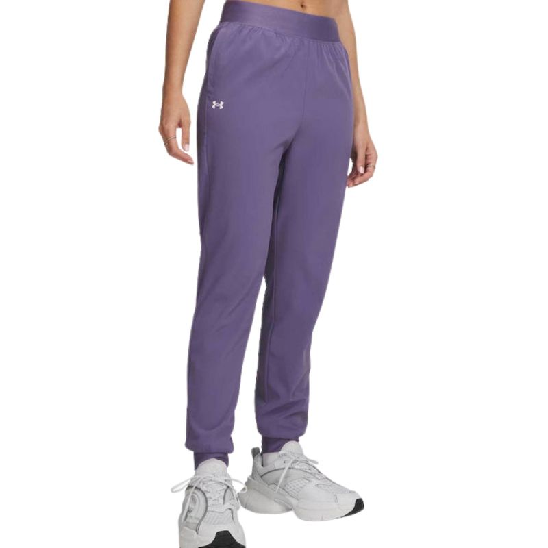 Ženska trenerka donji deo Under Armour Ua rival hi rise woven pant