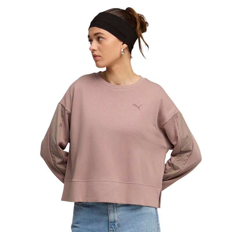 Ženski duks Puma Her relaxed crew tr