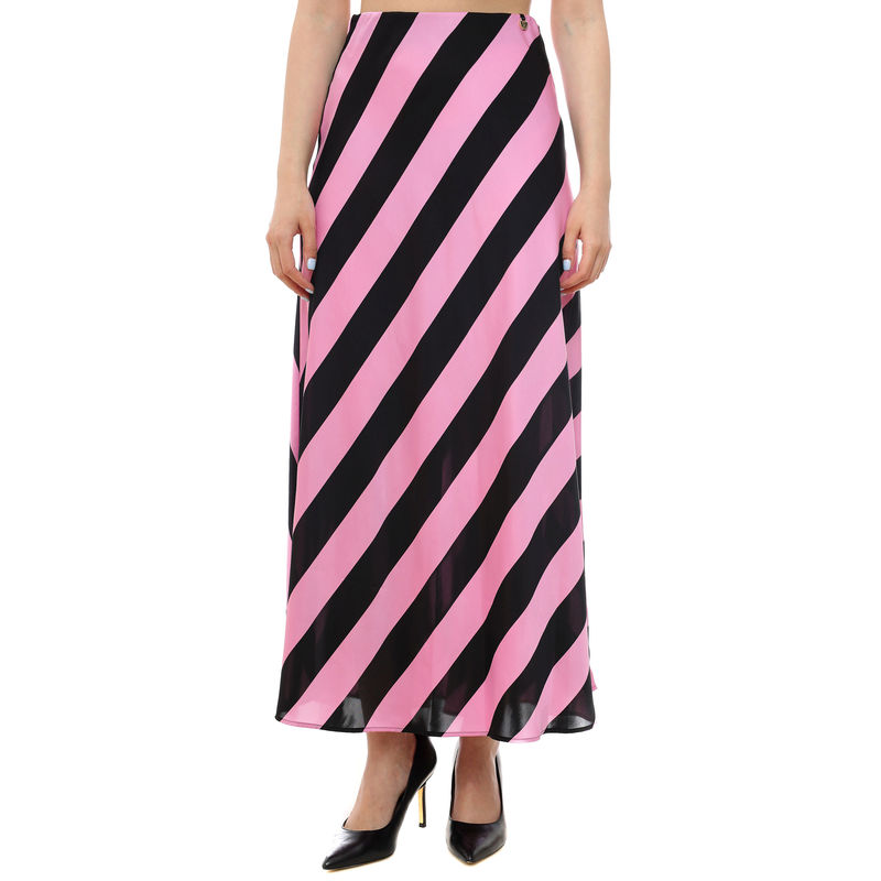 Ženska suknja Lola Striped satin skirt