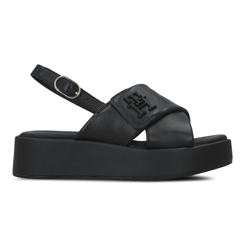 Ženske sandale Tommy Hilfiger Th logo hw padded leather sandal