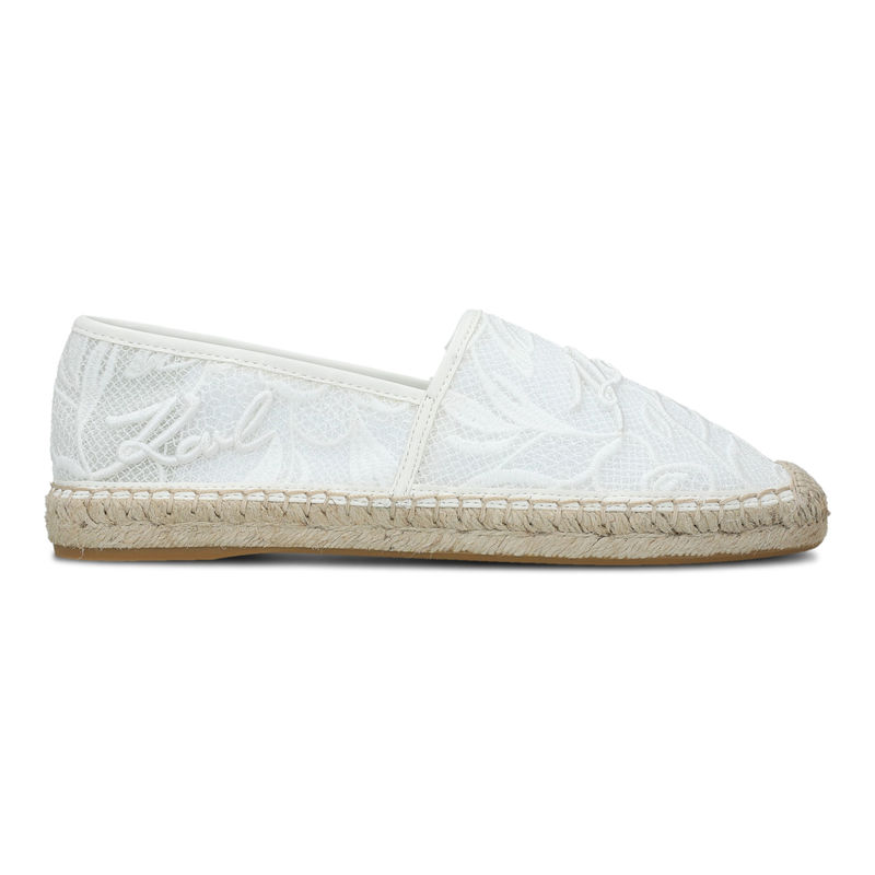 Ženske špagerice Karl Lagerfeld Kamini orchid lace slip on