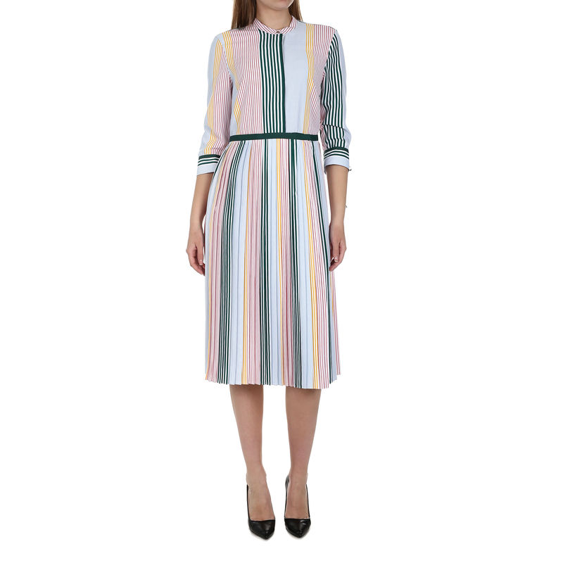 Ženska haljina Tommy Hilfiger FANCY PLEATED DRESS