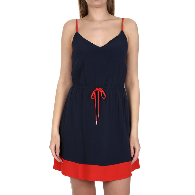 Ženska haljina Tommy Hilfiger TJW ESSENTIAL STRAP DRESS