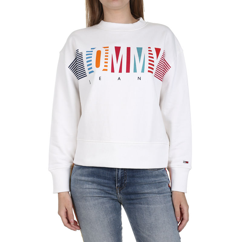 Ženski duks Tommy Hilfiger TJW COLORFUL BLOCK SWEATSHIRT