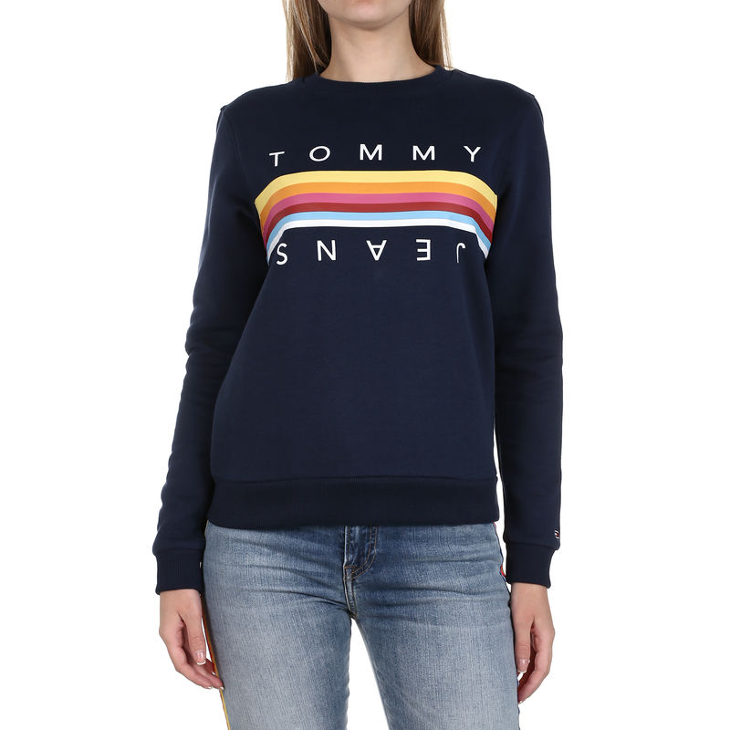 Ženski duks Tommy Hilfiger TJW RAINBOW TOMMY SWEATSHIRT