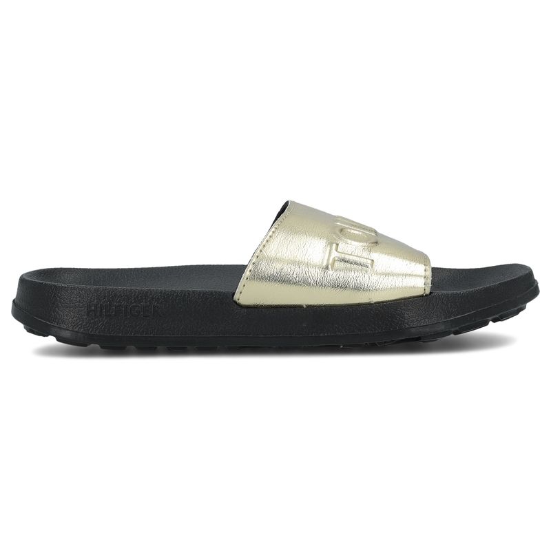 Ženske papuče Tommy Hilfiger TJ METALLIC POOL SLIDE