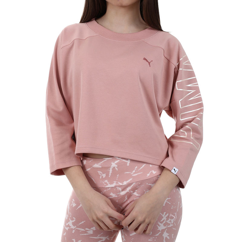 Ženski duks Puma FUSION Cropped 7/8 Sweatshirt