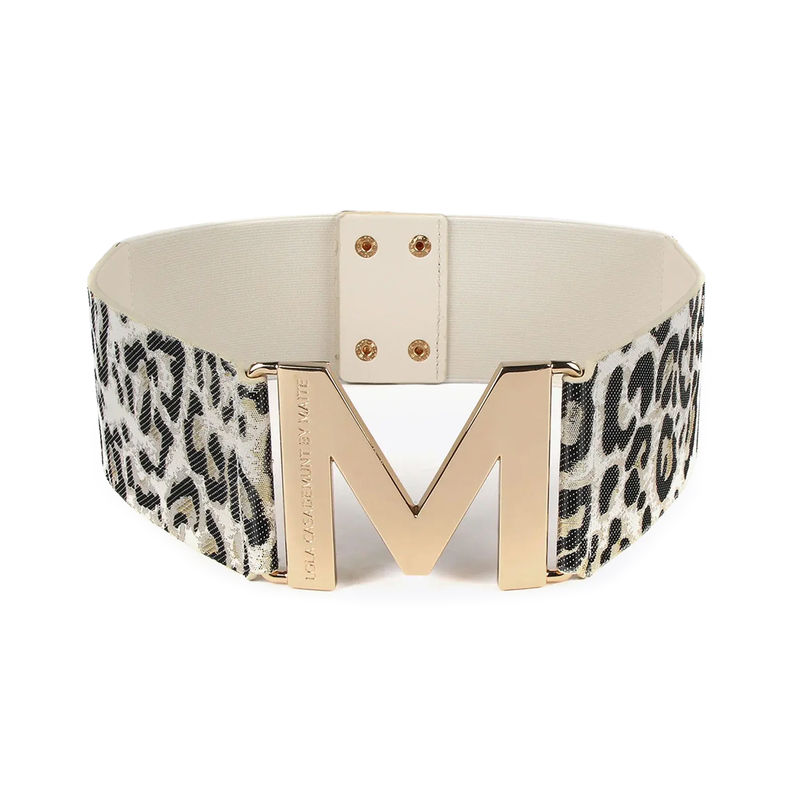 Ženski kaiš Lola By Maite Animal Print Elastic Belt