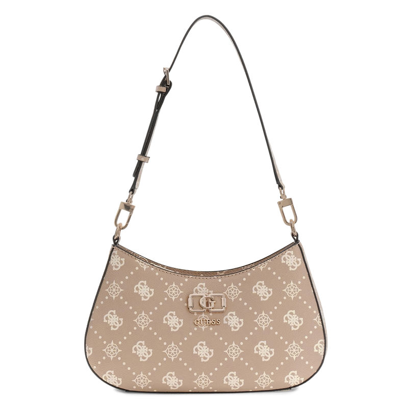 Ženska torba Guess Emelie logo top zip shldr bag