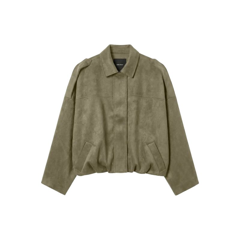 Ženska jakna Vero Moda Hazel faux suede bomber jacket