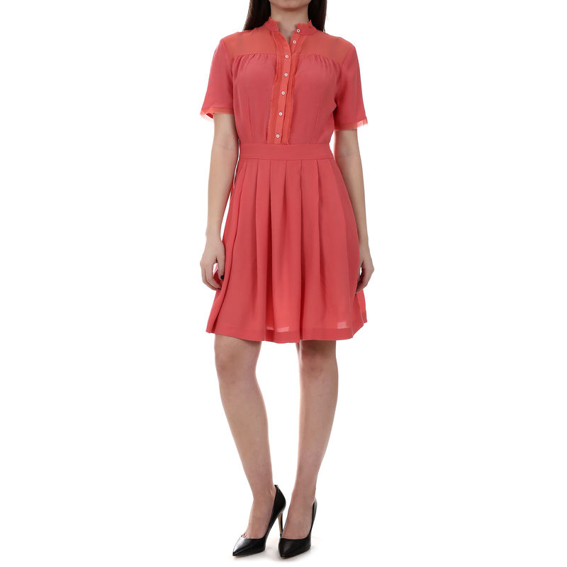 Ženska haljina TOMMY HILFIGER TJW PINTUCK SHIRT DRESS