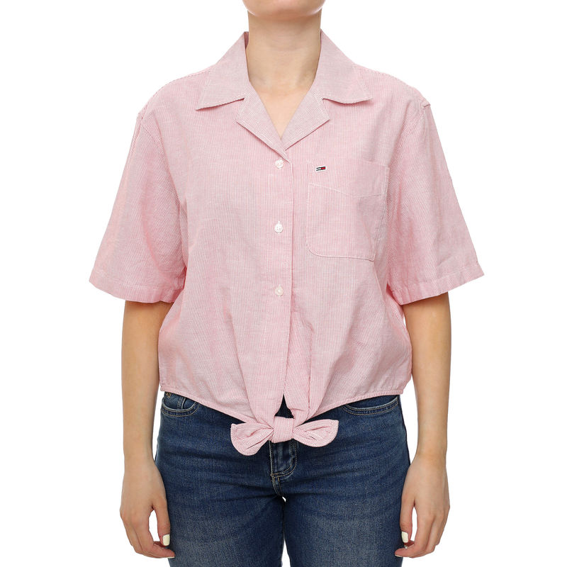 Ženska košulja Tommy Hilfiger Crp linen ss shirt