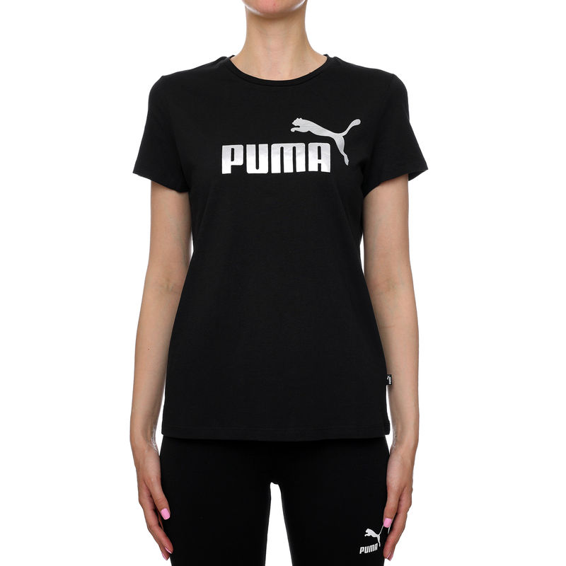 Ženska majica Puma Ess+ Metallic Logo Tee