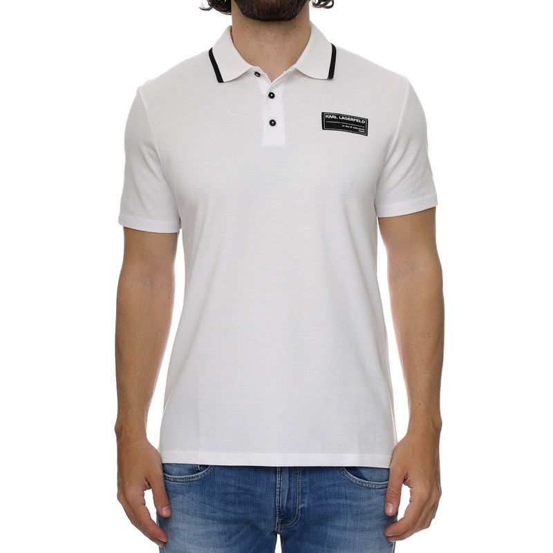 Muška majica Karl Lagerfeld Polo W/ Logo Patch