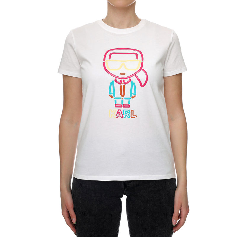 Ženska majica Karl Lagerfeld JELLY KARL LOGO T-SHIRT