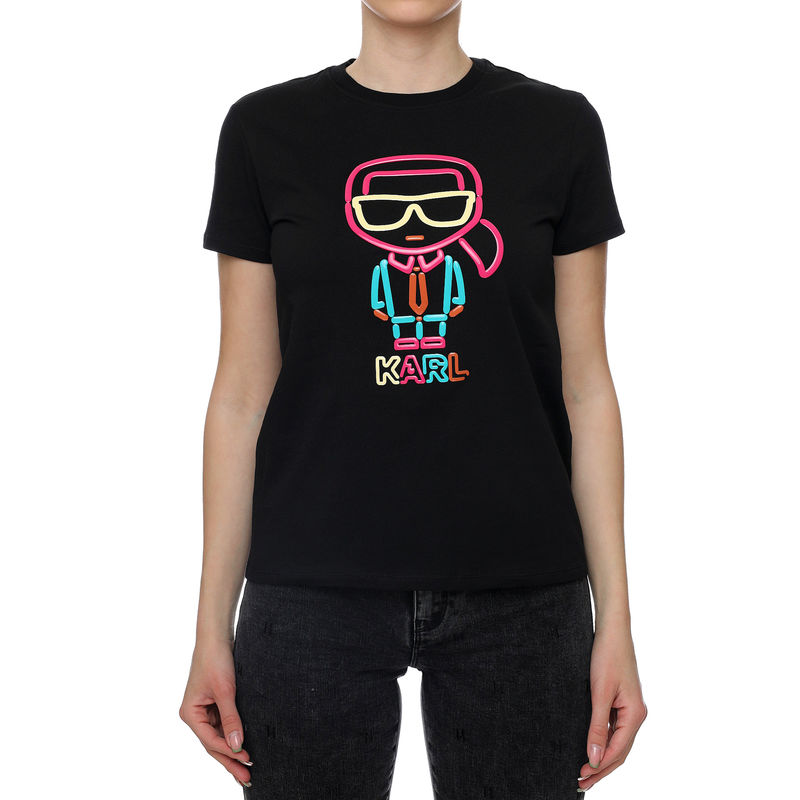 Ženska majica Karl Lagerfeld JELLY KARL LOGO T-SHIRT