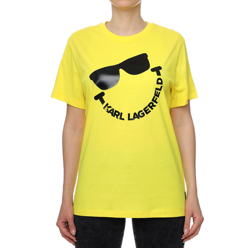 Ženska majica Karl Lagerfeld UNISEX SMILEY T-SHIRT