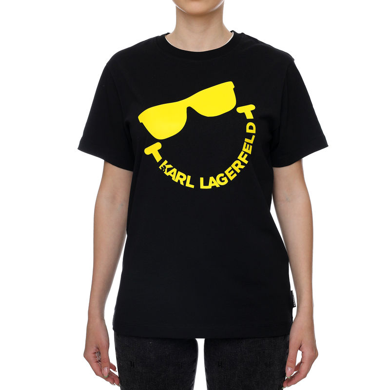 Ženska majica Karl Lagerfeld UNISEX SMILEY T-SHIRT