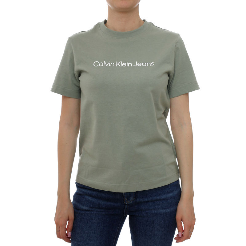 Ženska majica Calvin Klein A- inst logo classic tee ss