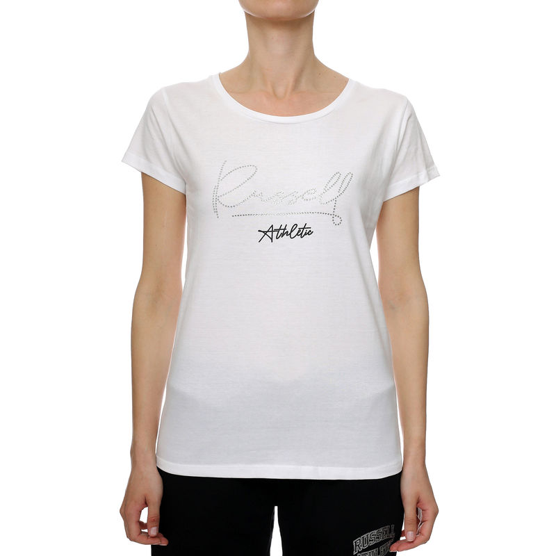 Ženska majica Russell Athletic BIGELOW-S/S CREWNECK TEE SHIRT