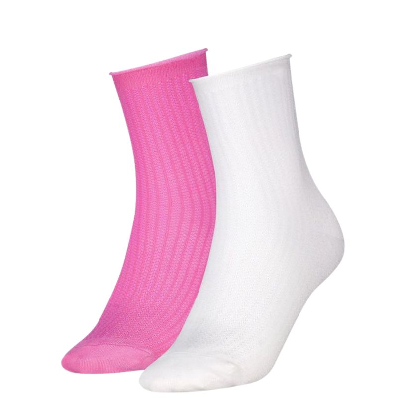 Ženske čarape Puma Women rib mesh short sock 2p