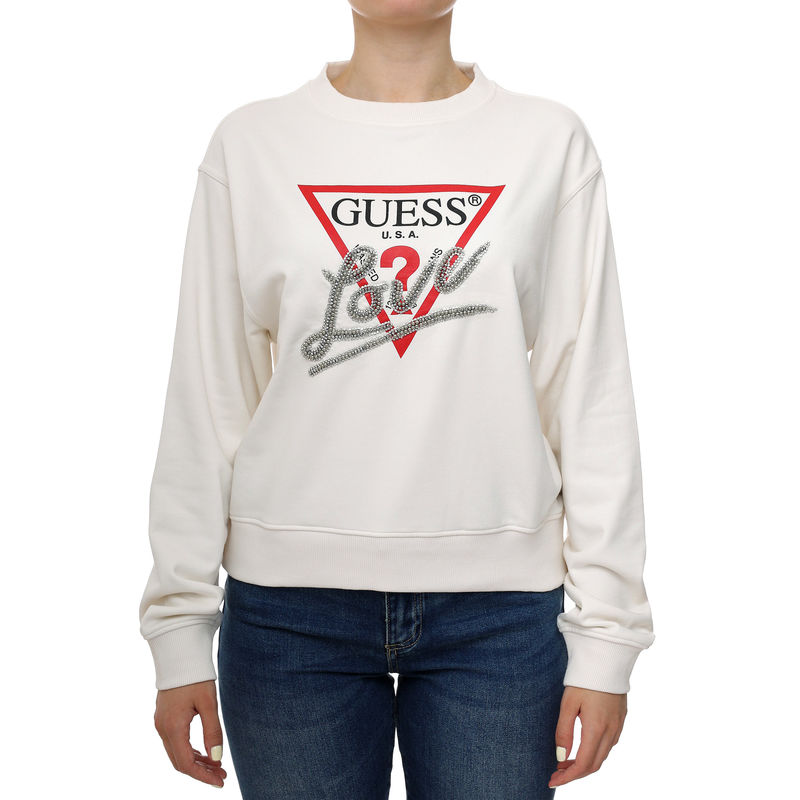 Ženski duks Guess Cn love triangle sweatshirt