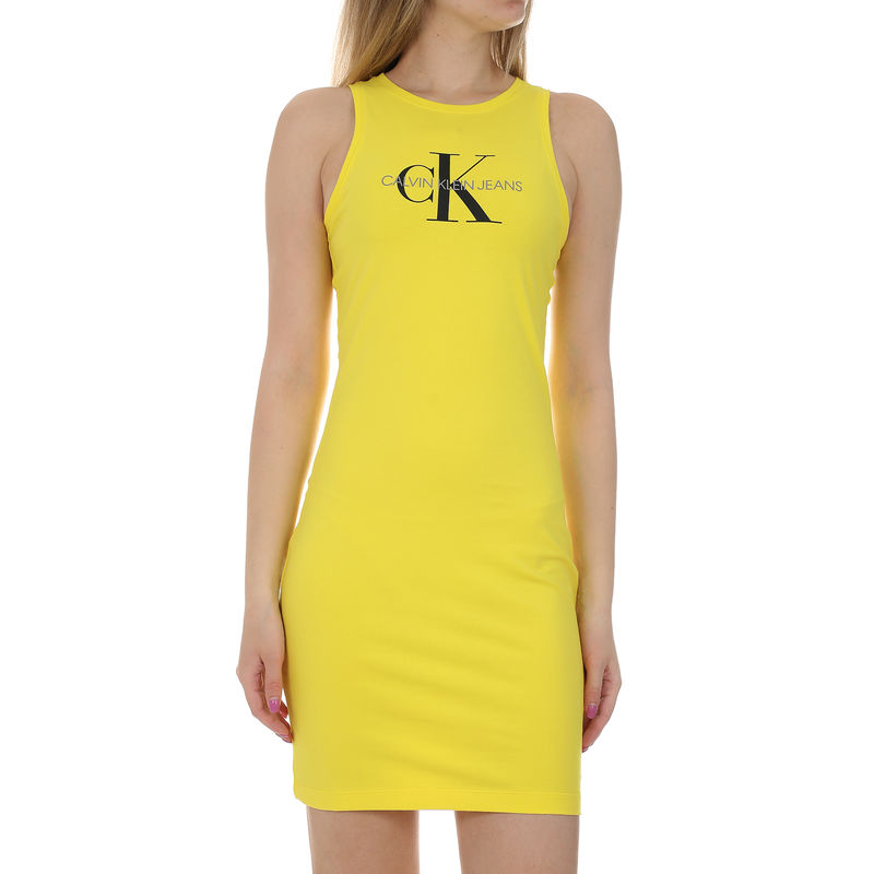 Ženska haljina Calvin Klein MONOGRAM STRETCH TANK DRESS
