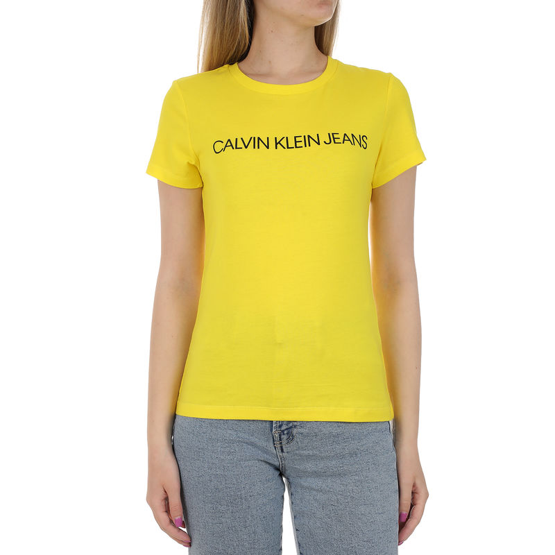 Ženska majica Calvin Klein INSTITUTIONAL LOGO SLIM FIT TEE