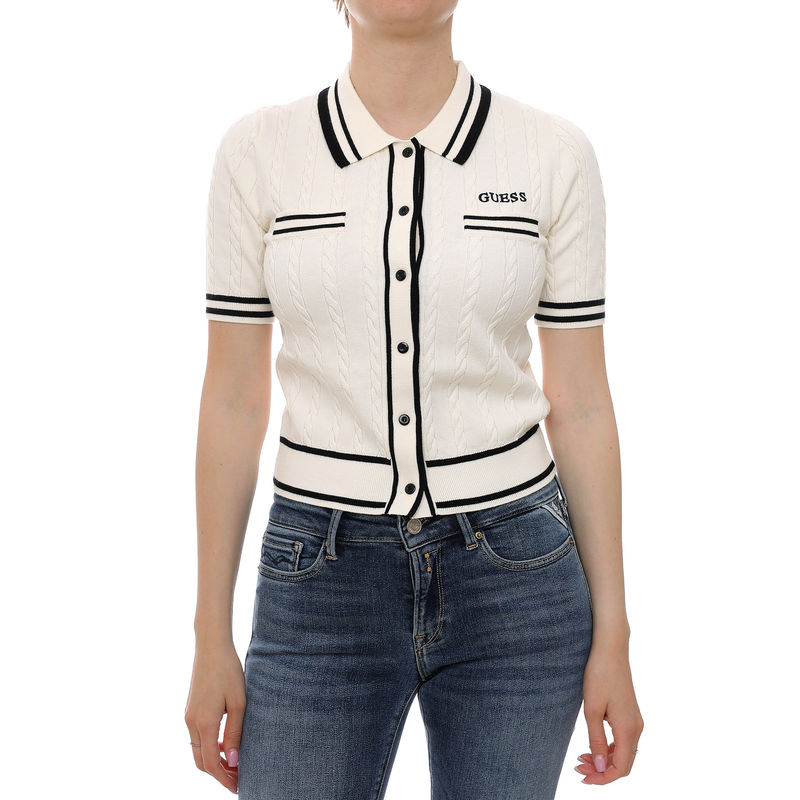 Ženska majica Guess Shari polo cardi swtr