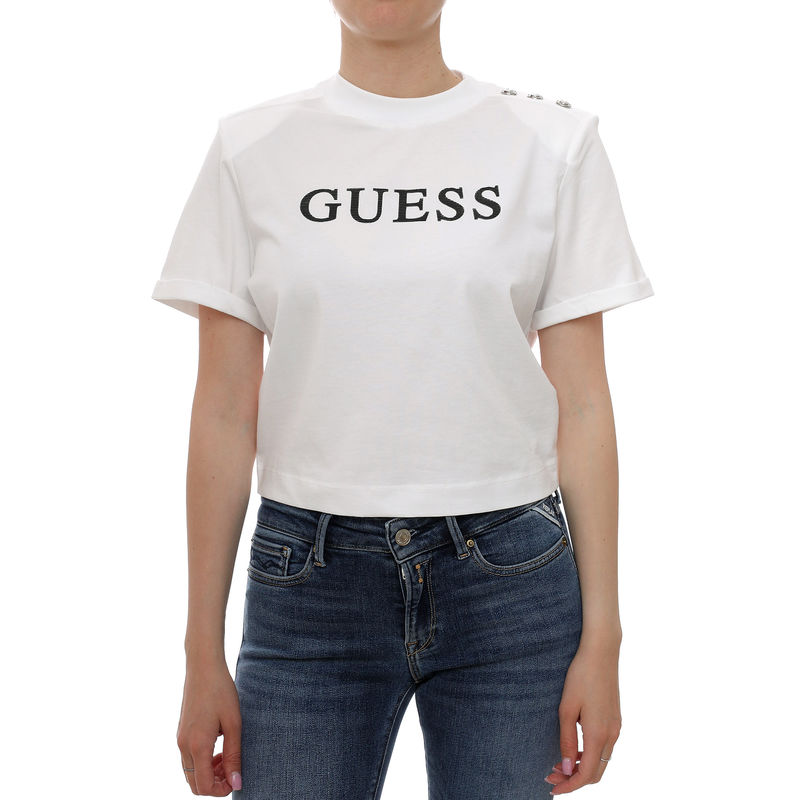 Ženska majica Guess Ss cn marina crop tee