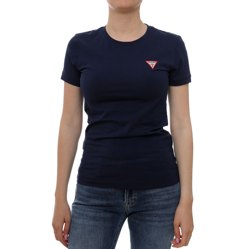 Ženska majica Guess Ss cn mini triangle tee