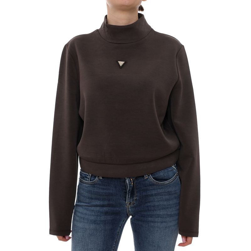 Ženska trenerka gornji deo Guess Olympe high neck sweatshirt