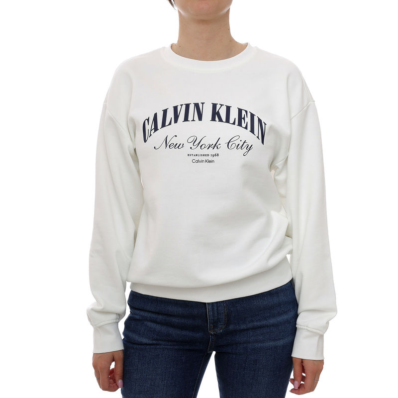 Ženski duks Calvin Klein logo graphic crewneck sweatshirt