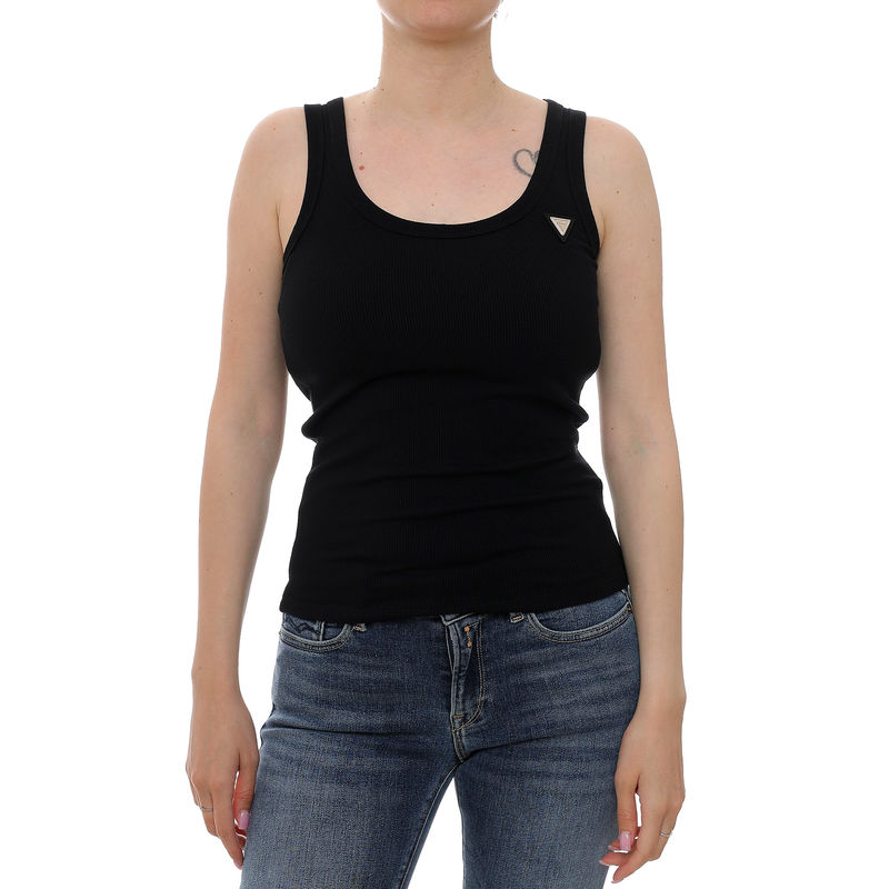 Ženski top Guess Colette rib tank