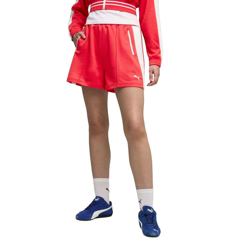 Ženski šorc Puma T7 relaxed pintuck shorts 4’