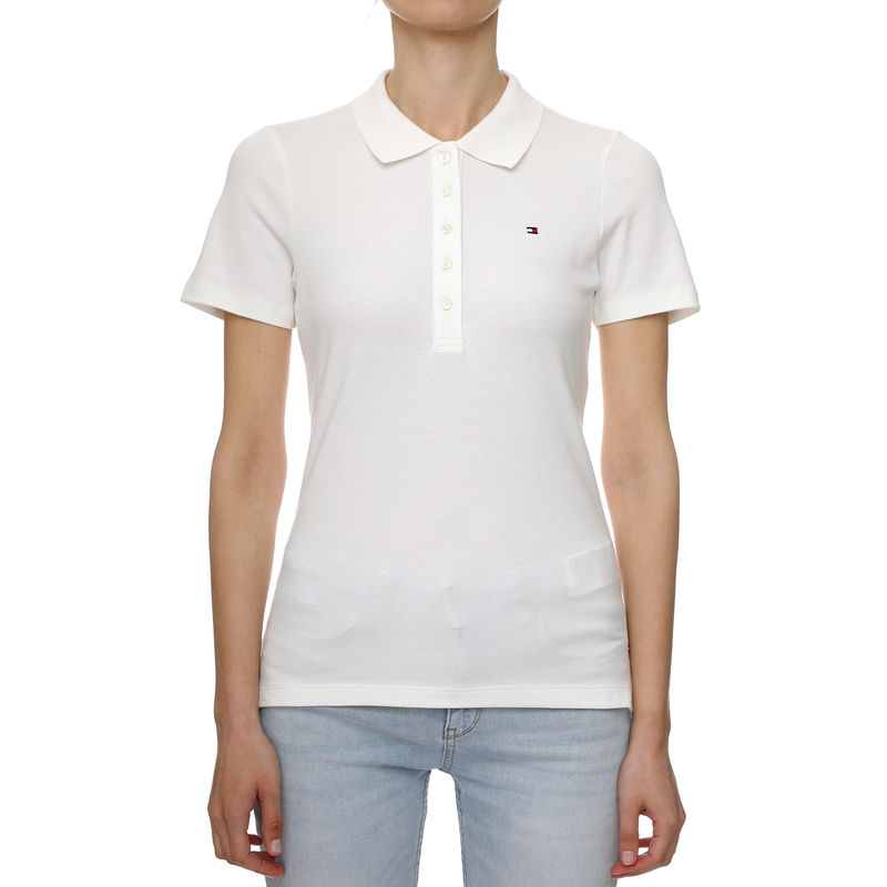 Ženska majica Tommy Hilfiger 1985 Slim Pique Polo Ss
