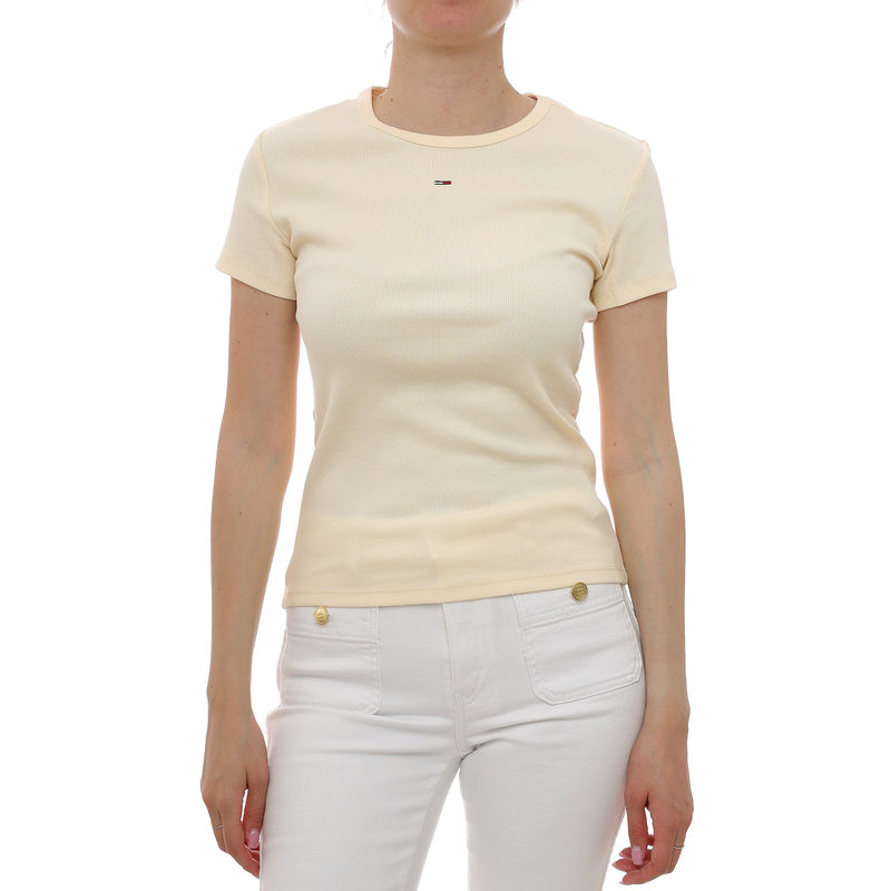 Ženska majica Tommy Hilfiger Tjw slim essential rib ss ext